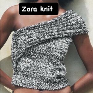 New year sale NWT ZARA 2024 Asymmetric Knit Top size M AND L
🚨price firm